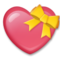 Heart With Ribbon emoji on LG